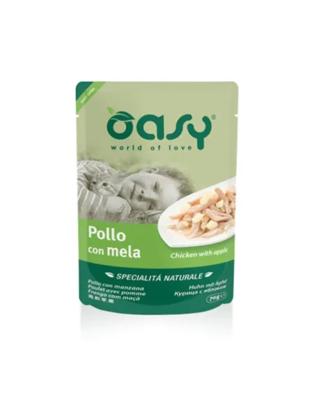 Oasy Wet Cat – Pollo Mela 70g