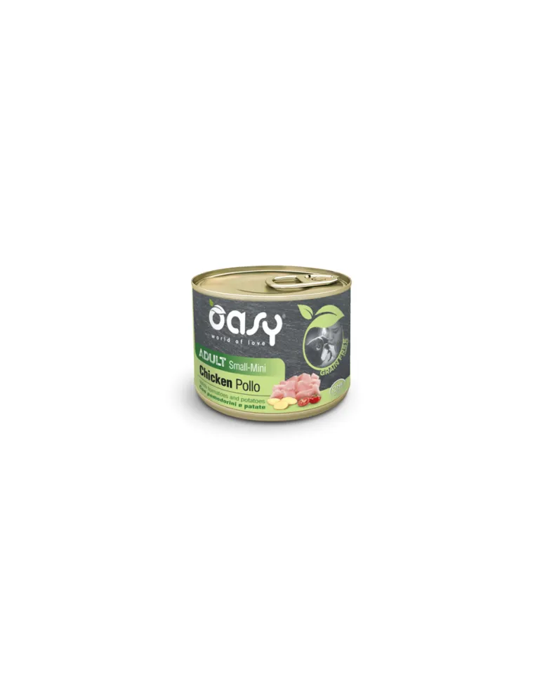 Oasy Wet Dog Grain Free - Adult Mini Pol Lo 200 Gr