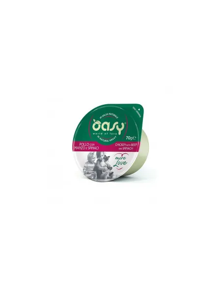Oasy Wet Cat - Pollo Manzo Spinaci 70 gr