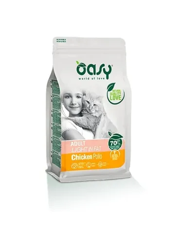 Oasy Dry Gatto - Adult Light In Fat 300 Gr