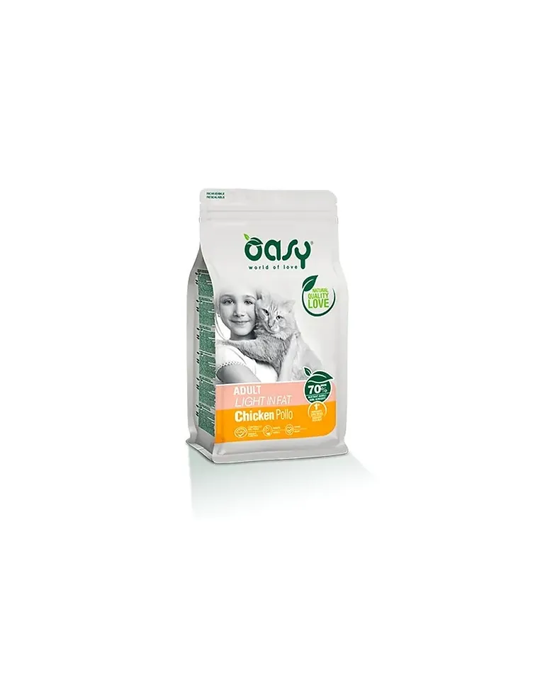Oasy Dry Gatto - Adult Light In Fat 300 Gr