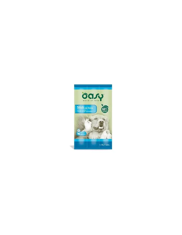 Oasy Snack Dog - Stick Tonno 3x12gr