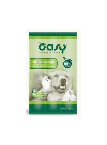 Oasy Snack Dog - Stick Coniglio 3x12gr