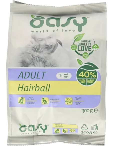 Oasy Dry Gatto - Adult Hairball 300 G R Oasy Dry Gatto - Adult Hairball 300 G R