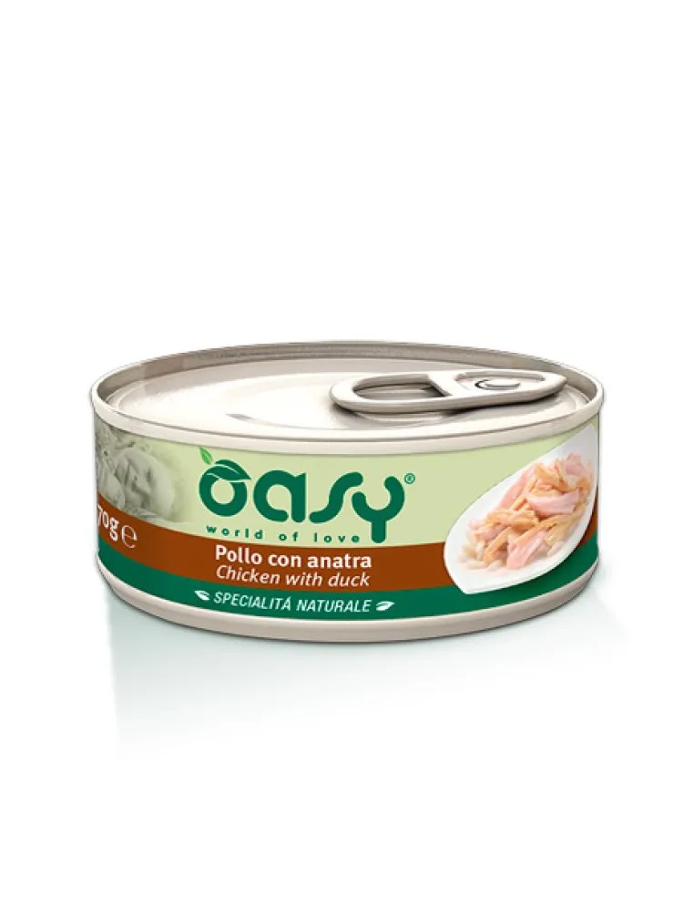 Oasy Wet Cat - Pollo Anatra 70gr