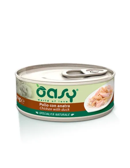 Oasy Wet Cat - Pollo Anatra 70gr Oasy Wet Cat - Pollo Anatra 70gr