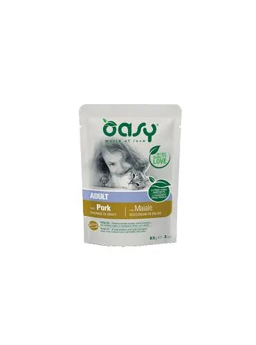 Oasy Wet Cat - Bocconcini Maiale 85g