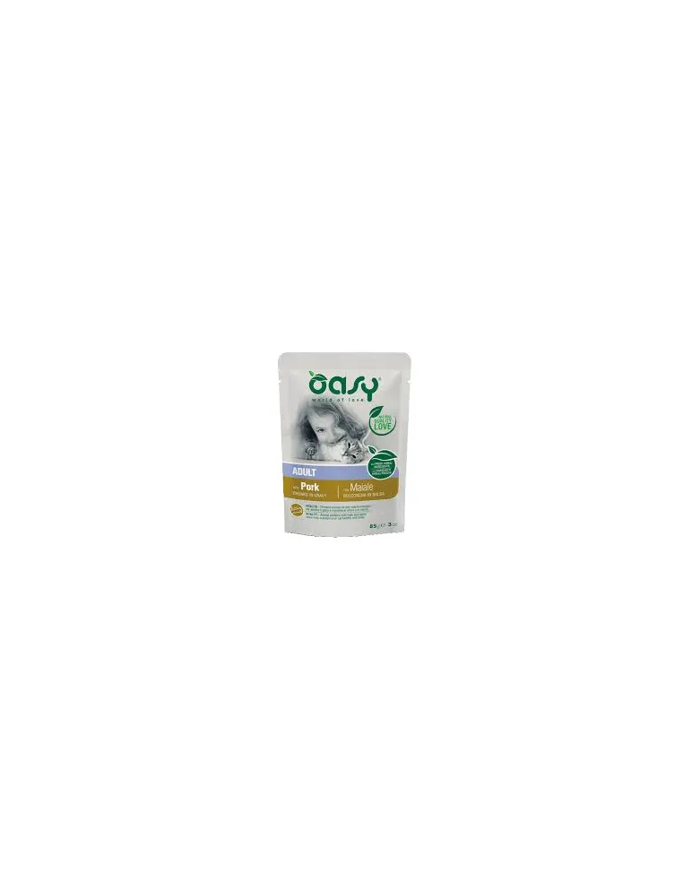 Oasy Wet Cat - Bocconcini Maiale 85g