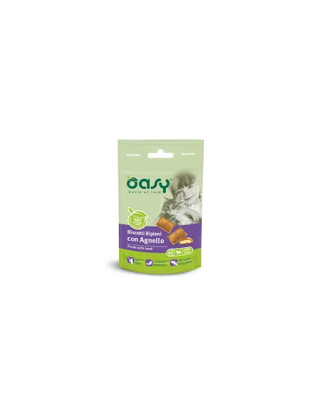 Oasy Snack Cat - Biscotti Agnello 60gr Oasy Snack Cat - Biscotti Agnello 60gr
