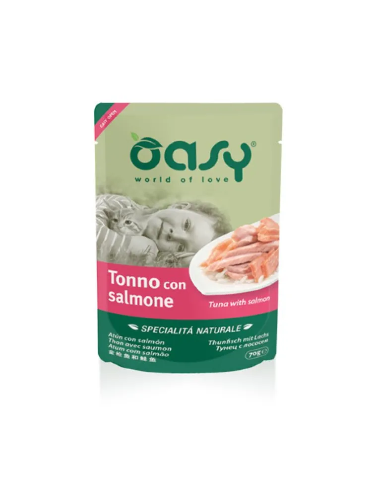 Oasy Wet Cat – Tonno Salmone 70g