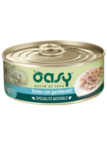 Oasy Wet Cat - Tonno Con Gamberetti 150 Gr