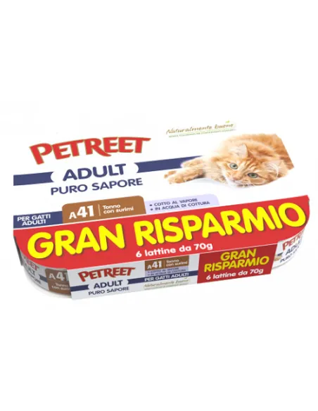 Pet Purosapore Tonno Surimi 70g 5+1