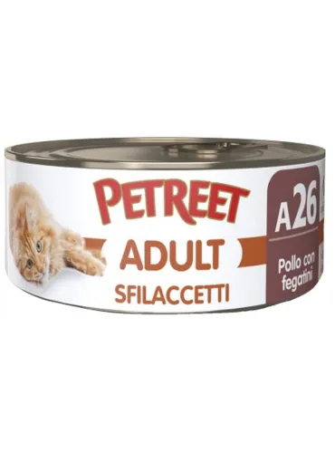 Pollo e Fegatini Petreet 70g