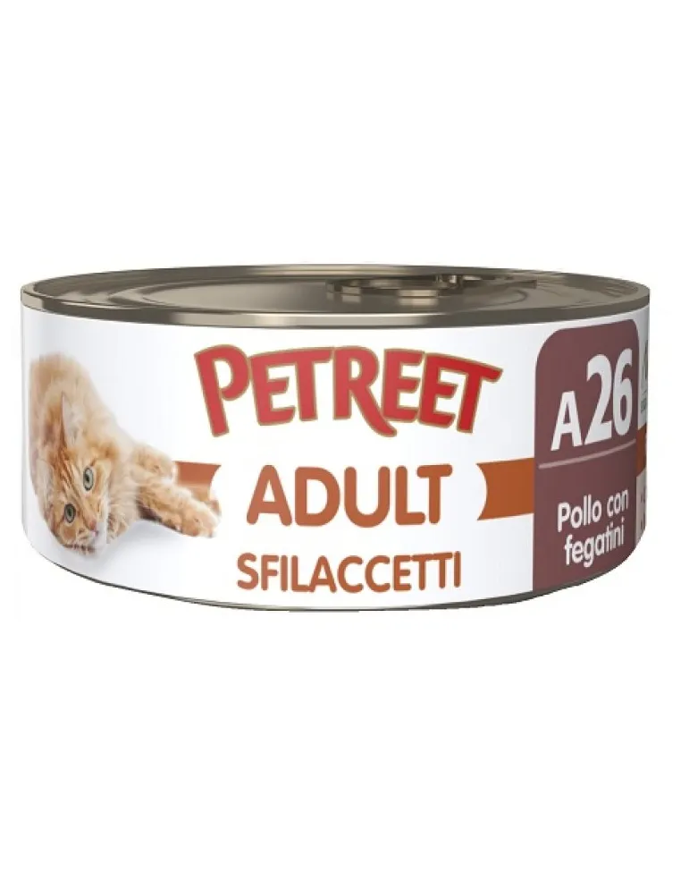 Pollo e Fegatini Petreet 70g