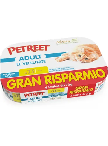 Petreet Vellutta Pollo 70g 6x1