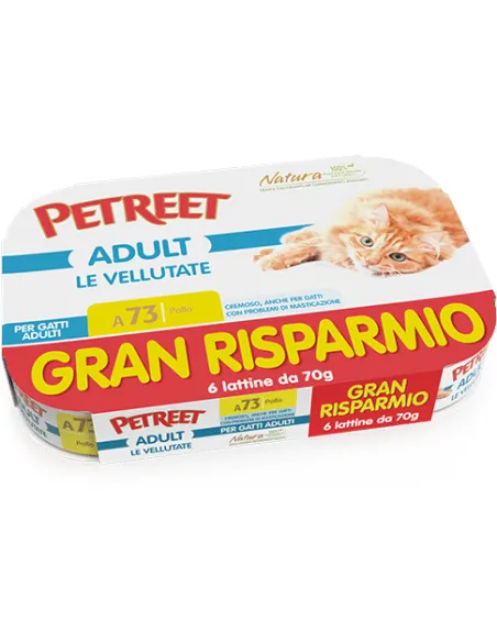 Petreet Vellutta Pollo 70g 6x1