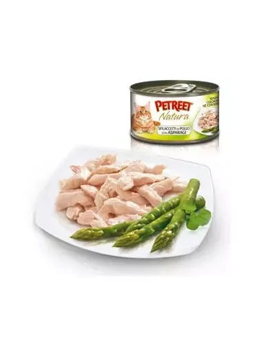 Pollo e Asparagi Petreet 70g