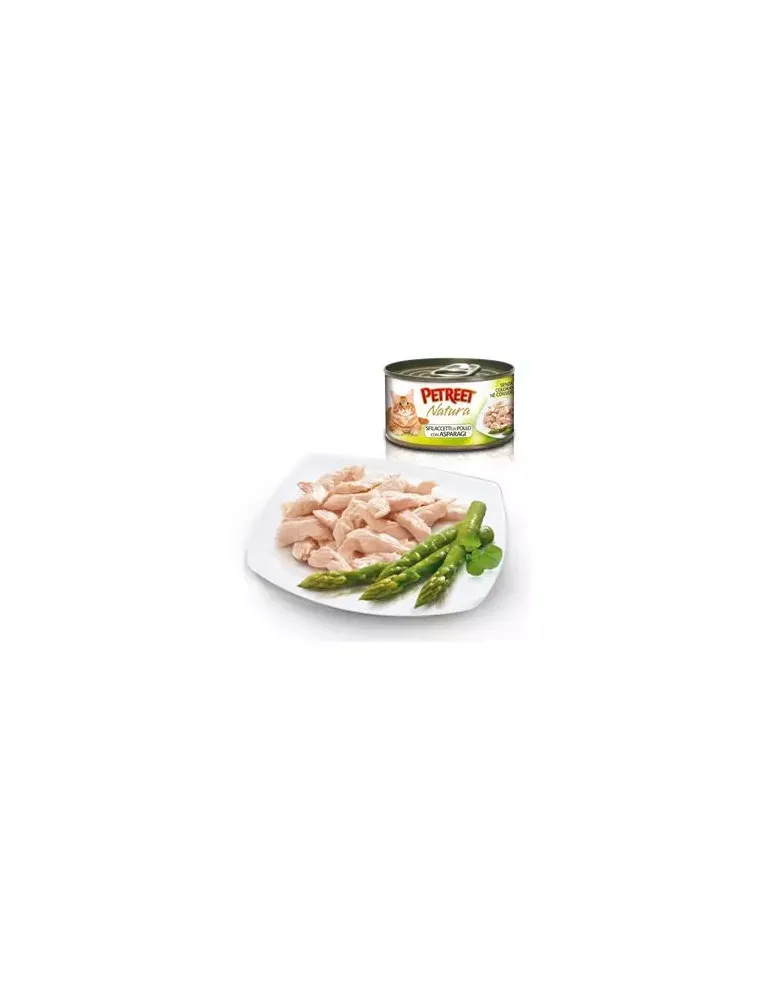 Pollo e Asparagi Petreet 70g