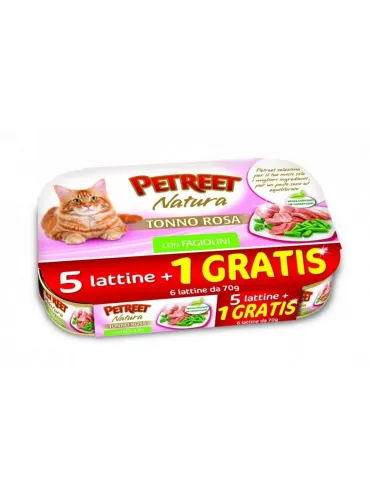 Tonno Rosa Petreet 6x70g - Cibo per Gatti