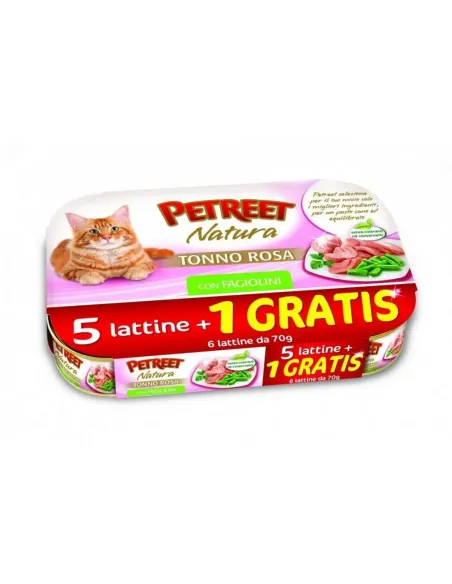 Tonno Rosa Petreet 6x70g - Cibo per Gatti