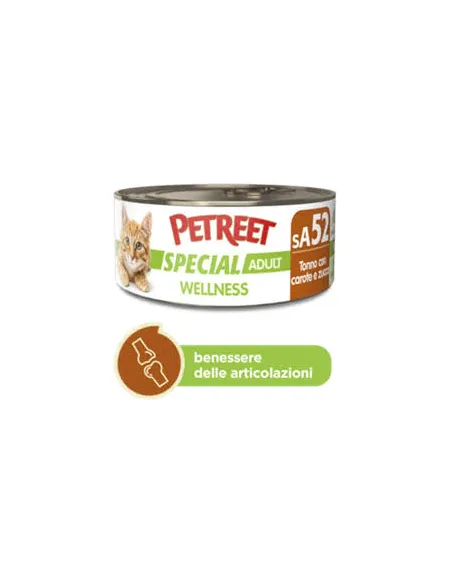 Petreet Funzionale Tonno Carote Zucca Coz 70g