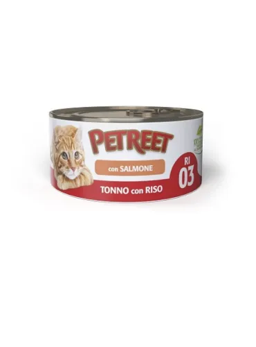 Tonno e Riso con Salmone 85g - Petreet