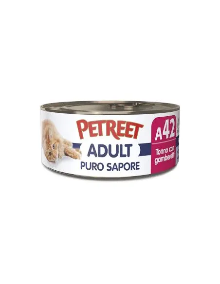 Petreet Natura Purosapore Tonno Gamberetti 70 Gr