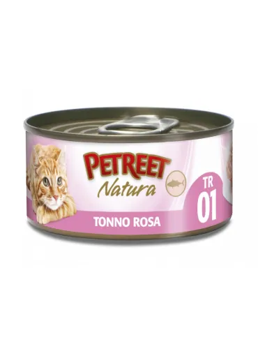 Tonno Rosa Petreet 70g - Cibo per Gatti