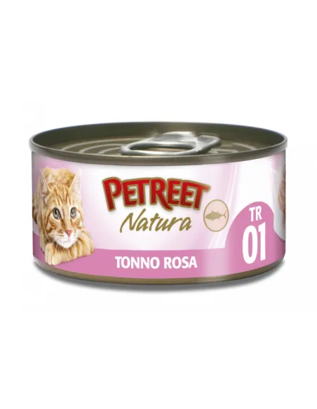 Tonno Rosa Petreet 70g - Cibo per Gatti