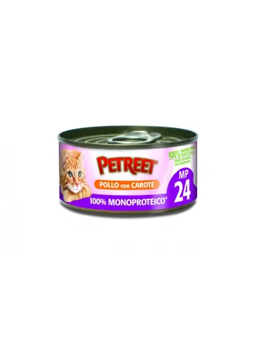 Petreet Natura 100% Pollo Carote 60g