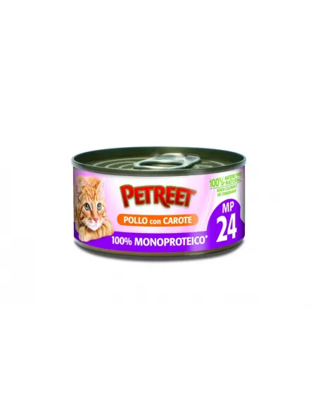Petreet Natura 100% Pollo Carote 60g Petreet Natura 100% Pollo Carote 60g
