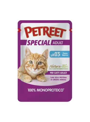 Petreet Mono Pesce Bianco 70g
