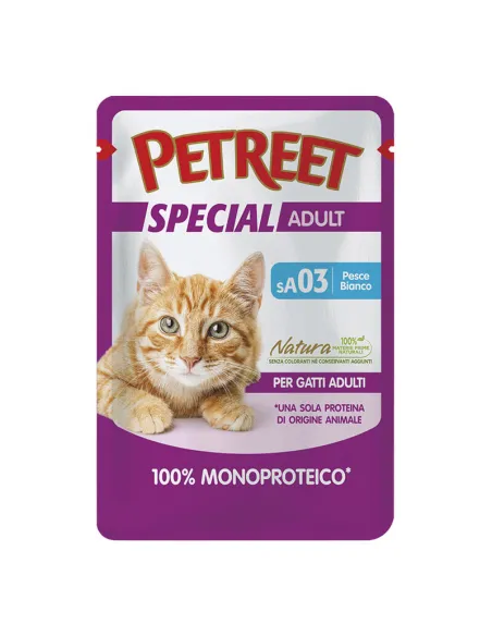 Petreet Mono Pesce Bianco 70g Petreet Mono Pesce Bianco 70g