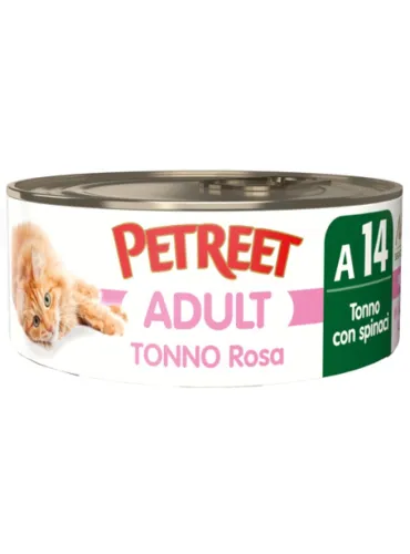 Tonno Rosa e Spinaci 70g Petreet
