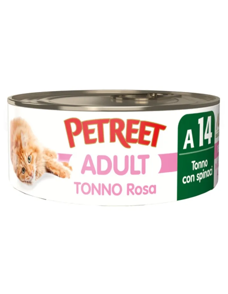 Tonno Rosa e Spinaci 70g Petreet