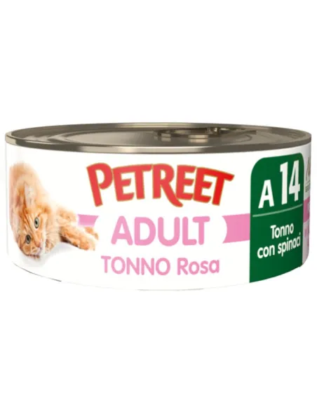 Tonno Rosa e Spinaci 70g Petreet Tonno Rosa e Spinaci 70g Petreet