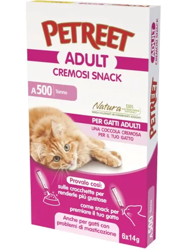 Petreet Cremosi Snack Tonno Carote 14g