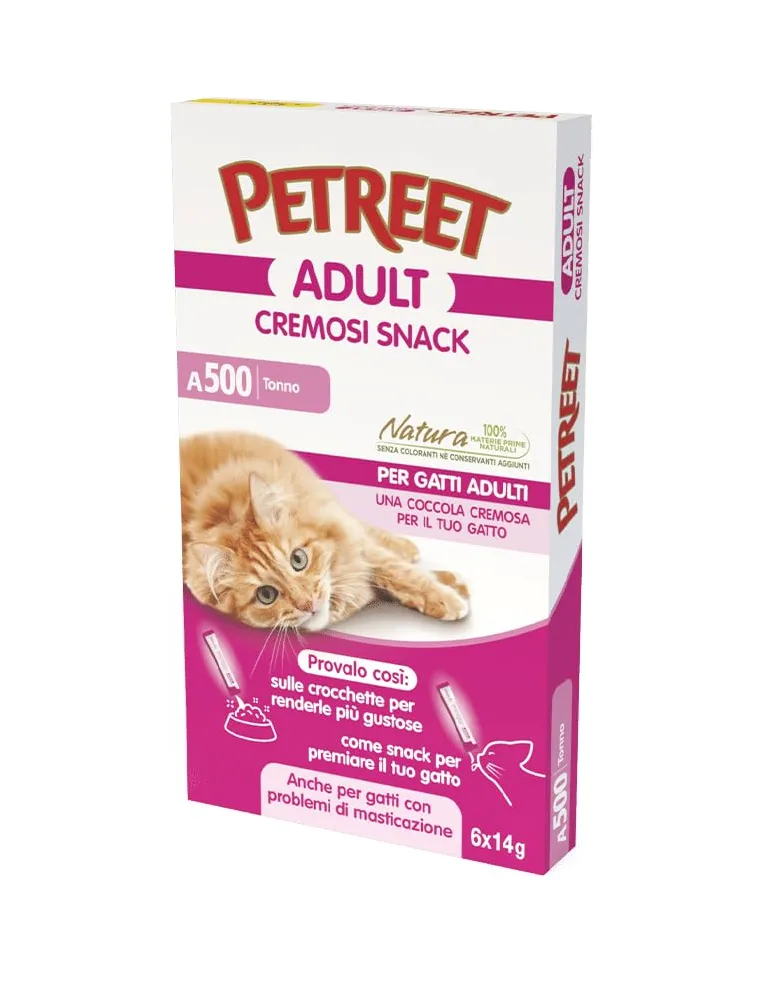 Petreet Cremosi Snack Tonno Carote 14g
