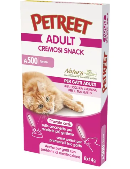 Petreet Cremosi Snack Tonno Carote 14g