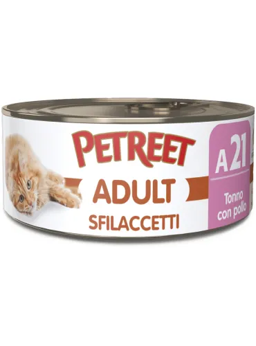 Tonno e Pollo Petreet 70g - Cibo per Gatti