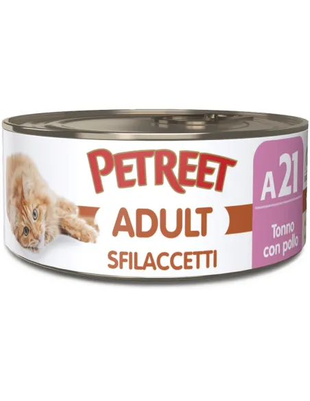 Tonno e Pollo Petreet 70g - Cibo per Gatti