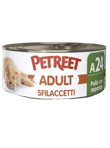 Salmone e Pollo in Gelatina 70g - Petreet Sa44 Vel