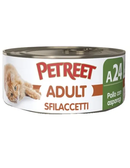 Salmone e Pollo in Gelatina 70g - Petreet Sa44 Vel Salmone e Pollo in Gelatina 70g - Petreet Sa44 Vel