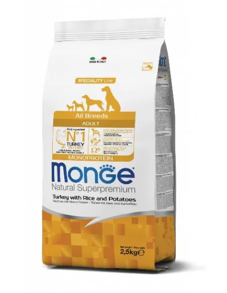 Monge Dog Adult Tacchino Riso Patate 12 Kg