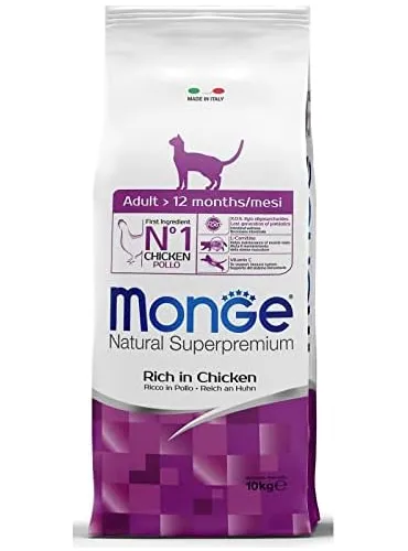 Monge gatto natural superpremium adult pollo 10 kg