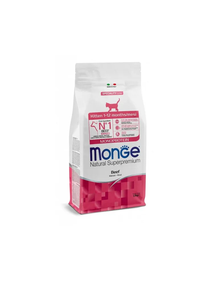 Monge Cat Kitten Manzo 1,5 Kg