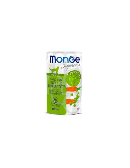 Monge Cat Supreme Adult Tonno Piselli Carote 80 Gr
