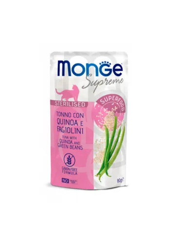 Monge Cat Supreme Sterilised Tonno Quinoa Fagiolini 80 Gr
