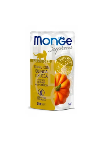 Monge Cat Supreme Sterilised Tonno Quinoa Zucca 80 Gr