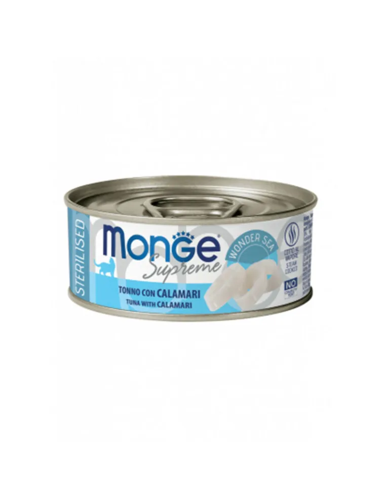 Monge Cat Supreme Sterilised Tonno e Calamari 80 Gr